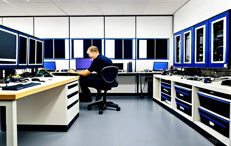 통인동 HAL_INITIALIZATION_FAILED - "A friendly IT support person, wearing a modest company uniform, assisting a customer with a compute...