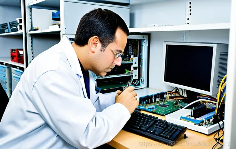 부림동 UNEXPECTED_KERNEL_MODE_TRAP - **

"A friendly computer technician wearing a professional uniform, assisting a customer in a home o...