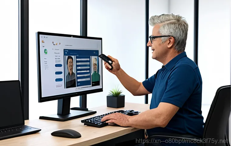 상패동 STATUS_FILE_NOT_FOUND - "A computer repair technician in a clean workshop, diagnosing a PC with a 'STATUS_FILE_NOT_FOUND' er...