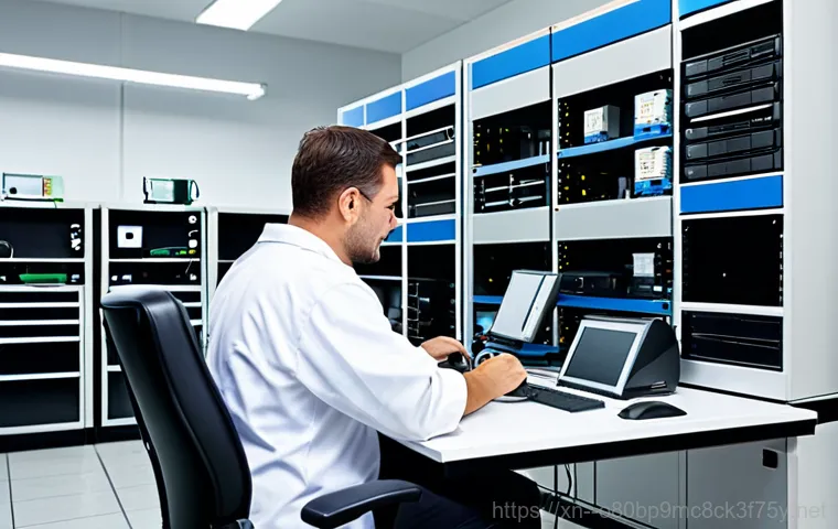 남방동 STATUS_IMAGE_CHECKSUM_MISMATCH - "A friendly computer repair technician, fully clothed in professional attire, helping a customer wit...