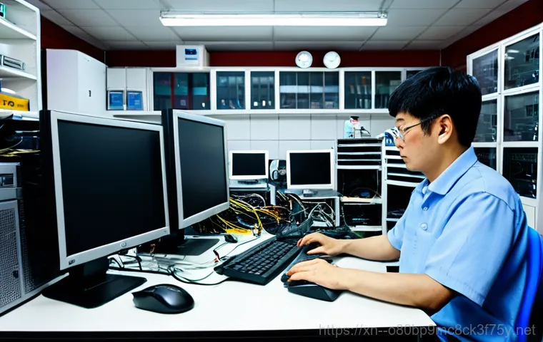답십리동 STATUS_KERNEL_UNSUPPORTED_DEVICE - A friendly computer technician in Dapsimni-dong, wearing a professional uniform, assisting a senior ...