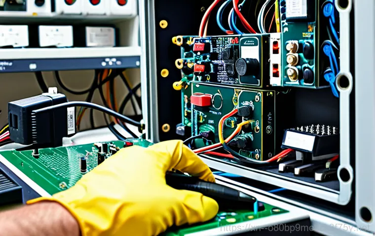 주엽동 파워조립 및 교체수리 - **Prompt:** "A friendly computer repair technician, fully clothed in a professional uniform, assisti...