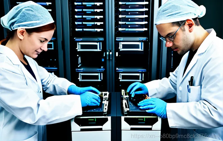 은계동 STATUS_KERNEL_FILE_SYSTEM_ERROR - "A clean and organized computer repair shop, featuring various computer components and tools, fully ...