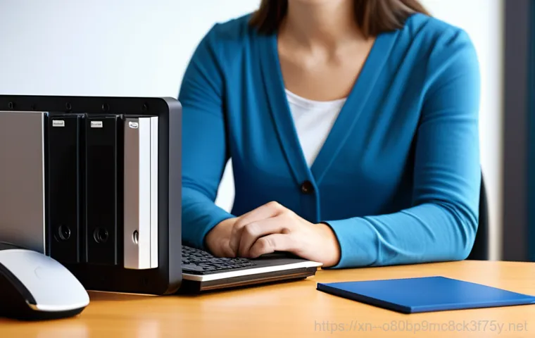 대부동 부팅안됨 - Troubleshooting**

"A person in casual, appropriate clothing is troubleshooting a desktop computer i...