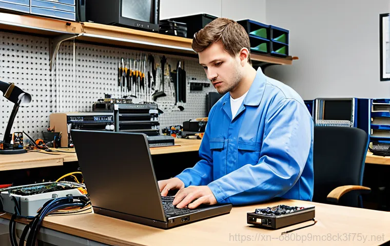 대부동 부팅안됨 - Data Backup**

"A family-friendly scene depicting a person backing up computer files to an external ...