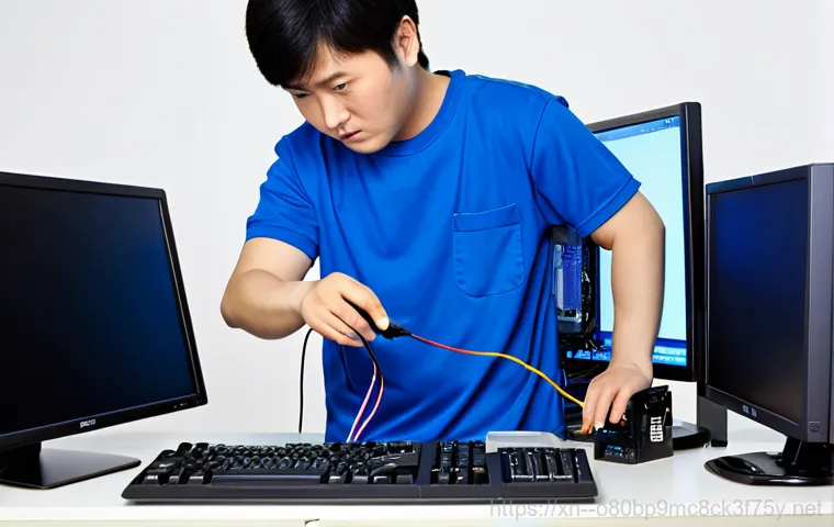 백사면 DRIVER_CAUSED_SYSTEM_CRASH - **Image Prompt:** A stressed office worker in Baeksamyeon looking at a blue screen on their computer...