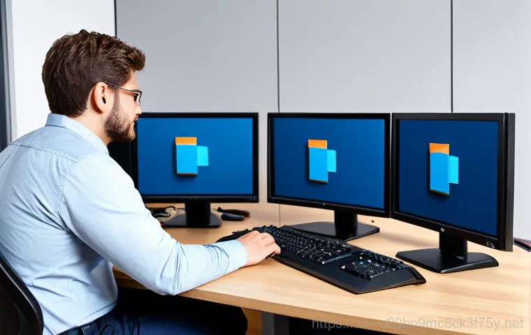 상대원동 STATUS_KERNEL_DATA_CORRUPTION - Troubleshooting**

A technician in a clean workshop, surrounded by computer parts, diagnosing a moth...