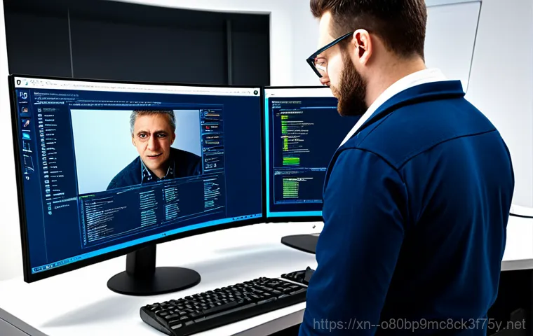 청량리동 STATUS_DISK_NOT_INITIALIZED - **Prompt:** A clean and organized computer repair shop with a technician wearing a collared shirt, f...