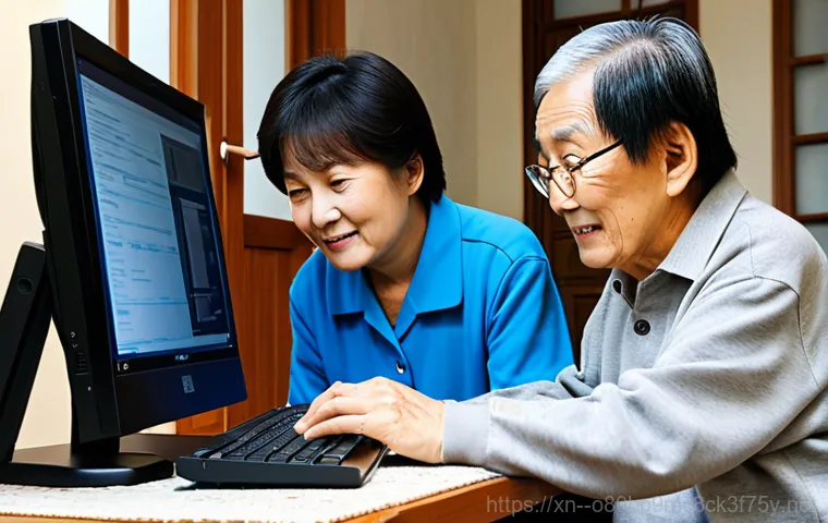 홍은동 윈도우7 windows7 재설치 포맷  초기화 - A professional technician in appropriate attire, reinstalling Windows 7 on a desktop computer in a c...