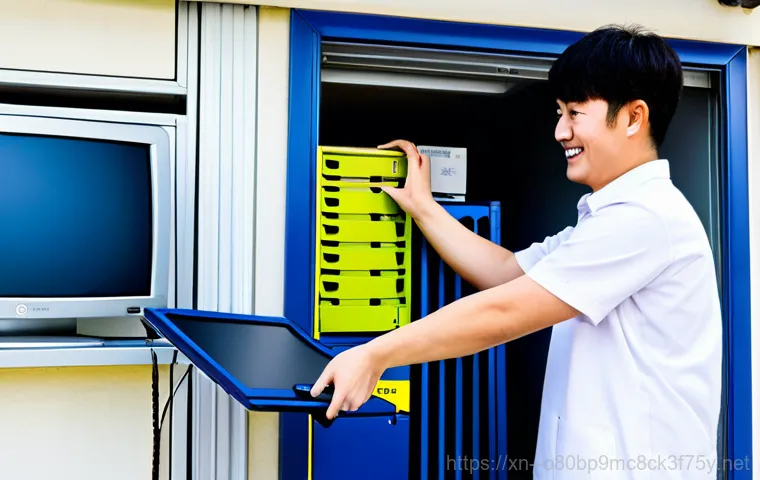 남현동 중고컴퓨터 pc 출장판매설치 - Laptop Repair On-Site**

"A mobile computer repair specialist, fully clothed, working on a laptop in...