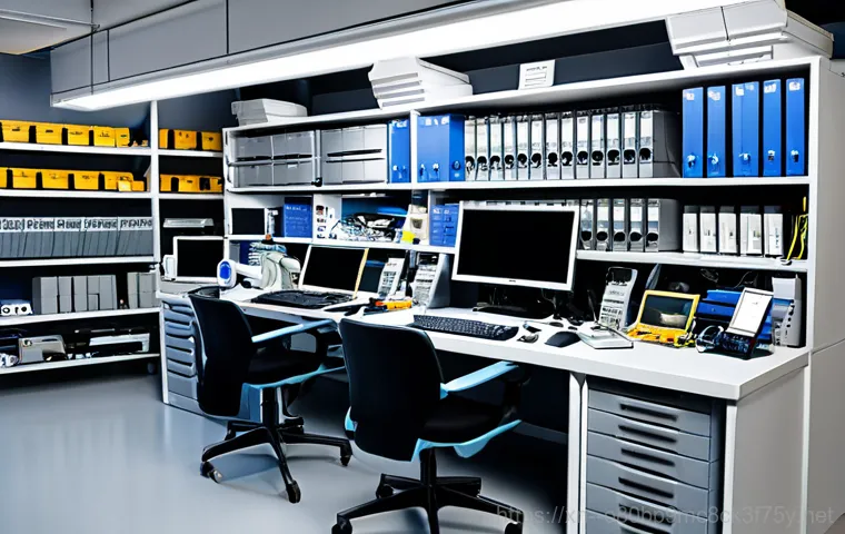 장단면 SESSION_HAS_VALID_VIEWS_ON_EXIT - A friendly computer repair technician assisting a customer with their Macbook in a modern, clean off...