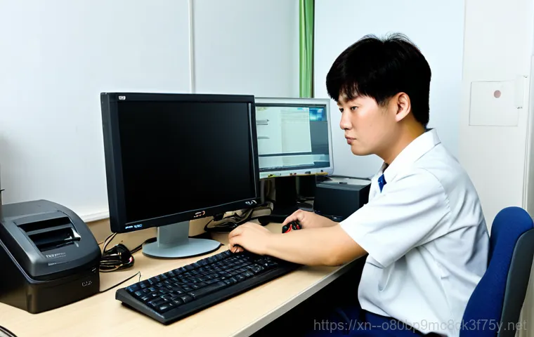 금촌동 STATUS_KERNEL_DATA_CORRUPTION - Troubleshooting at Home**

A frustrated person, fully clothed in casual attire, sitting at a clutter...