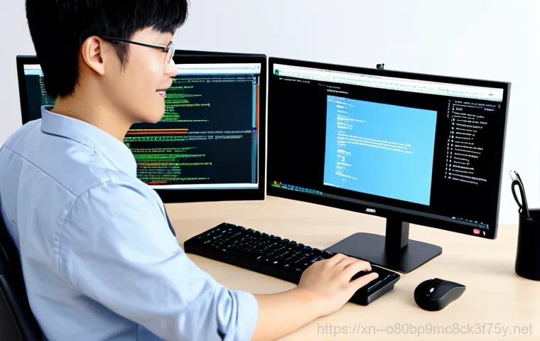 금천구 STATUS_KERNEL_MODE_EXCEPTION - **Prompt:** A clean and organized computer repair shop interior in Geumcheon-gu, with a sign reading...