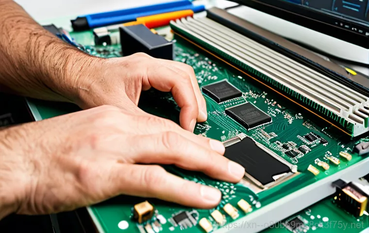 광희동 STATUS_INVALID_OBJECT - A friendly computer repair technician, fully clothed in a professional uniform, assisting a customer...