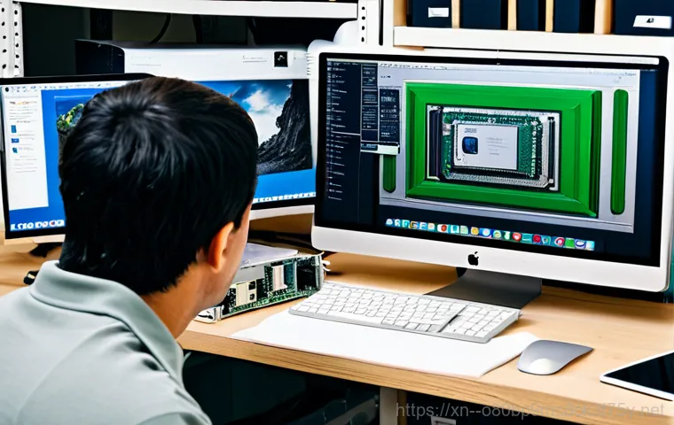 오성면 아이맥 판매 및 수리 - iMac Repair Service**

"A friendly technician in a clean, professional uniform, examining an iMac in...