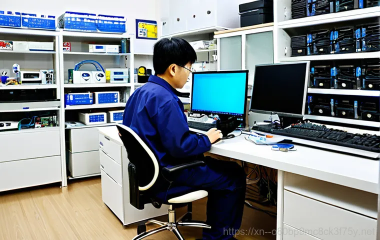 벽제동 컴퓨터멈춤 - Computer Repair at Home**

"A friendly computer technician, fully clothed in a professional uniform,...