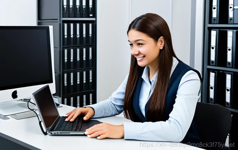월피동 공장초기화복구 - **Prompt:** A computer repair technician in a clean and organized workshop, carefully resetting a de...
