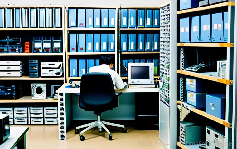 상하동 STATUS_MEMORY_OVERFLOW - **Prompt:** A friendly computer technician, "Dongnehyung Computer," wearing a clean uniform, helping...