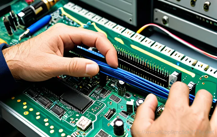 광희동 STATUS_KERNEL_HEAP_CORRUPTION - **Prompt:** A friendly computer technician, fully clothed in a professional uniform, assisting a cus...