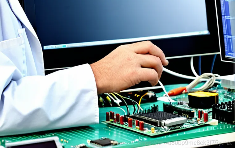 낙양동 STATUS_INVALID_IMAGE_FORMAT - **Prompt:** A friendly computer technician assisting a customer at their home with a laptop, demonst...