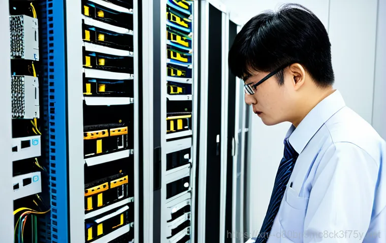 봉익동 server출장방문수리점 - "A friendly IT technician, the 'Dongnae Hyung' (Neighborhood Brother) type, wearing a clean, profess...