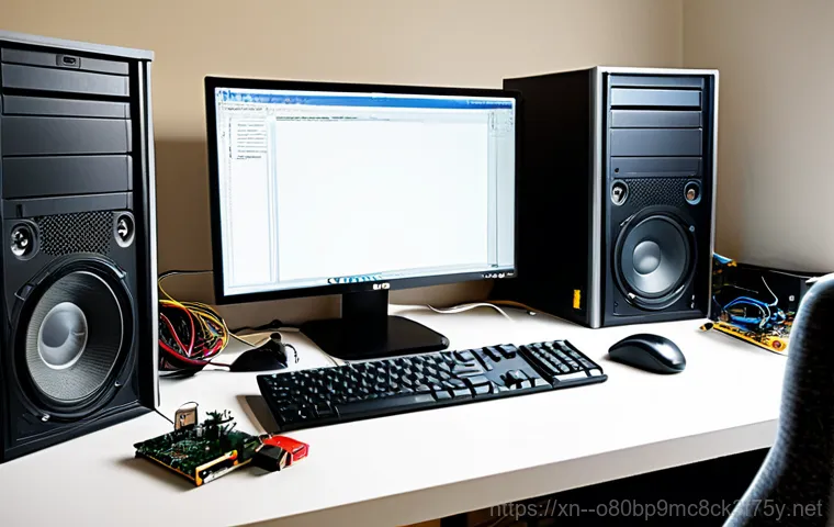 본동 NTFS_FILE_SYSTEM - **Prompt:** "A friendly computer technician, fully clothed in a professional uniform, assisting a cu...