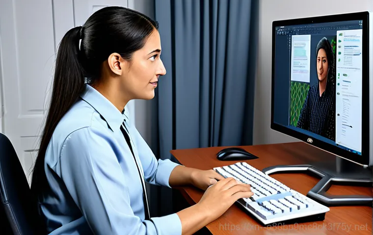 창영동 DRIVER_VERIFIER_DETECTED_VIOLATION - "A professional computer technician, fully clothed in work attire, examining a desktop computer disp...