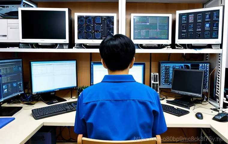 송산면 VENDOR_DEFINED_ERROR - **Prompt:** A friendly computer technician assisting a senior citizen with their computer in a cozy ...