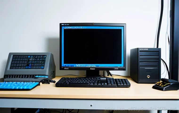 대덕면 STATUS_INVALID_DEVICE_REQUEST - **Image Prompt:** A friendly computer technician in Daedeok-myeon, wearing a clean, professional uni...