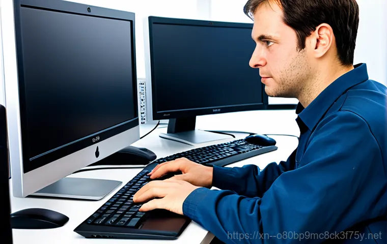 노온사동 linux재설치 포맷  초기화 - "A friendly computer technician helping a senior citizen install Linux on their computer in a cozy h...