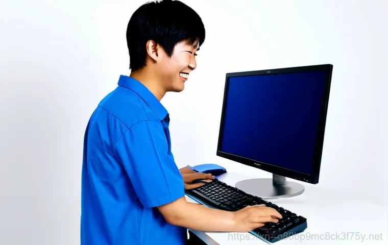 당왕동 KERNEL_STACK_INPAGE_ERROR - **Prompt:** A well-organized computer repair shop interior, featuring the "Dongnae Hyung Computer" b...