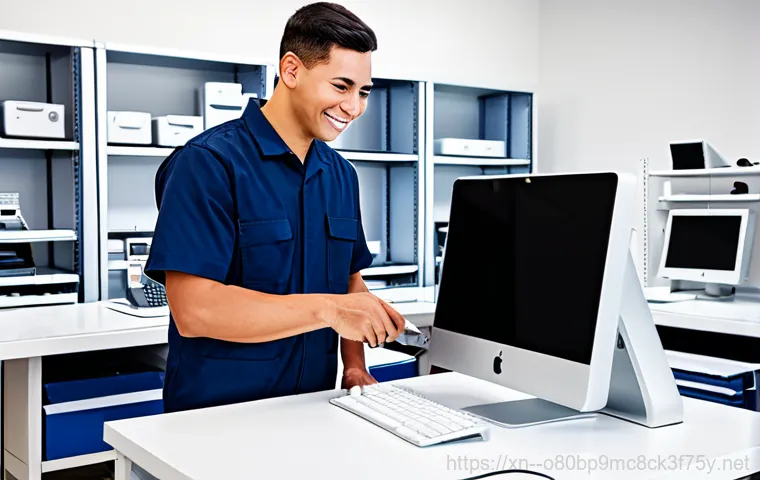 도화동 맥윈도우 부트캠프_bootcamp 재설치 포맷  초기화 - Image Prompt 1: Professional Mac Repair**