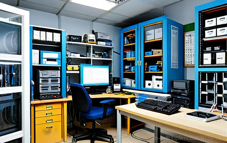 송정동 STATUS_KERNEL_THREAD_TIMEOUT - **Prompt:** "A friendly computer repair person helping a 송정동 resident with their computer issue remo...