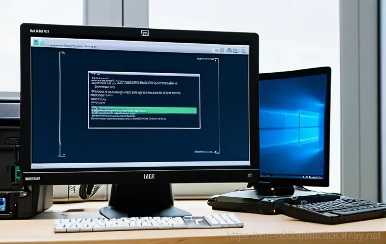 흥도동 INACCESSIBLE_BOOT_DEVICE - **Prompt:** "A friendly computer technician helping a senior woman with her computer in her living r...