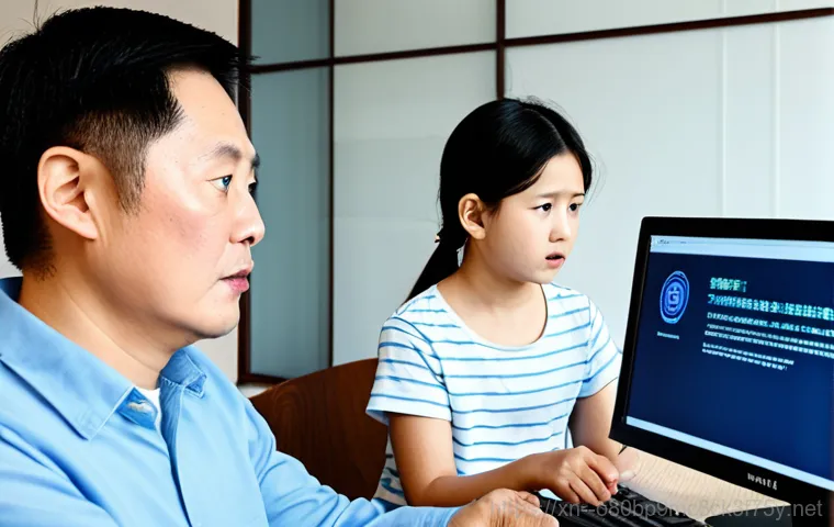 영통동 악성코드 바이러스 - **Prompt:** A clean and modern computer repair shop in Yeongtong-dong, South Korea, with a technicia...