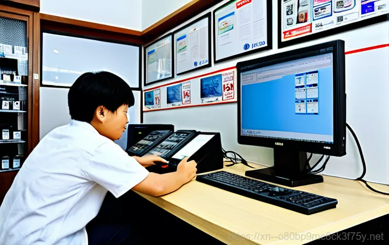 독산동 HDD조립 및 교체수리 - **Prompt:** A professional computer technician in Dok-san Dong, South Korea, carefully assembling a ...