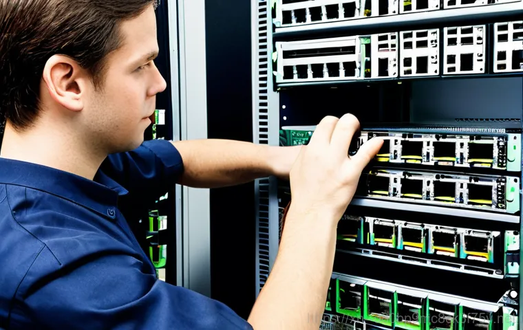 가평군 서버출장방문수리점 - Server Management**

"A modern office scene with a systems administrator in professional dress monit...