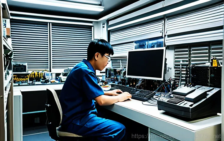 갈곶동 STATUS_INVALID_OBJECT - "A friendly IT technician in professional attire, helping a senior citizen with their computer in a ...