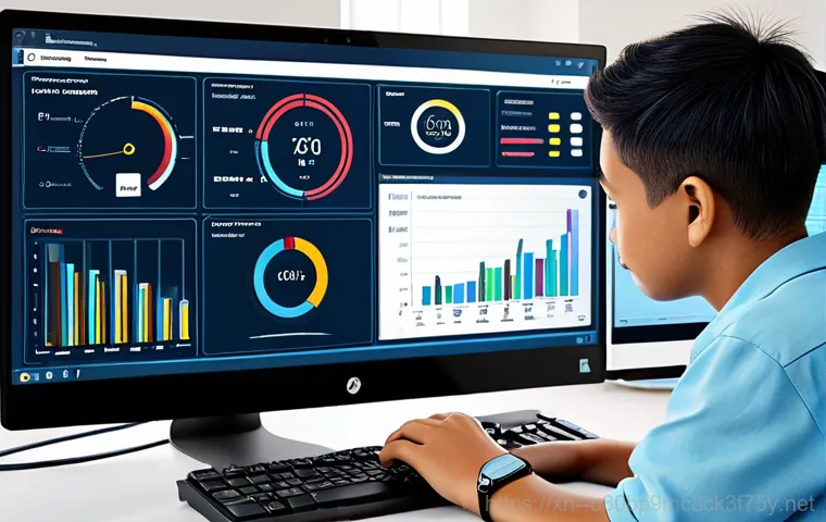 하야동 USER_MODE_HEALTH_MONITOR - **Prompt 1: Troubleshooting Computer Errors**

"A computer technician in a clean, organized office, ...