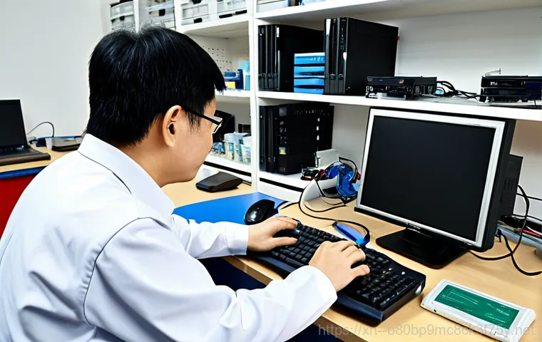 곡선동 STATUS_CONTROL_C_EXIT - Remote Computer Support**

"A computer screen showing a remote support session, fully clothed techni...