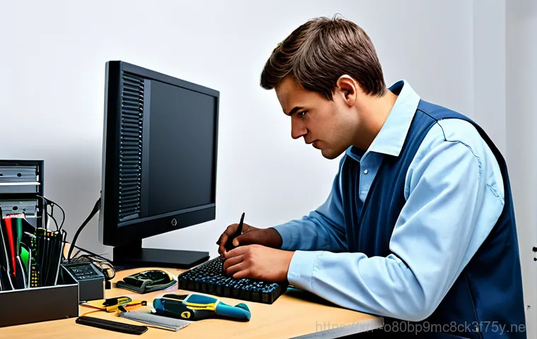 중원구 STATUS_PROTECTION_ERROR - Professional IT Support**

"A friendly IT support technician, wearing a company polo shirt, assistin...
