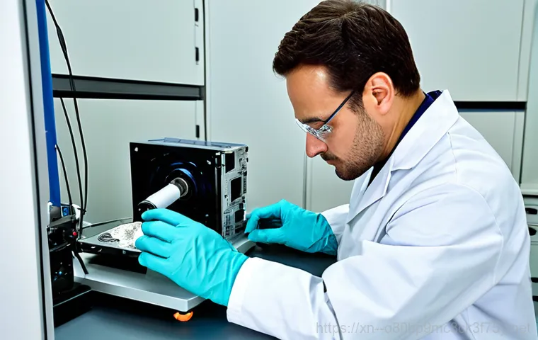 능동 server출장방문수리점 - On-site Server Repair**

"A professional IT technician, fully clothed in work attire, is troubleshoo...
