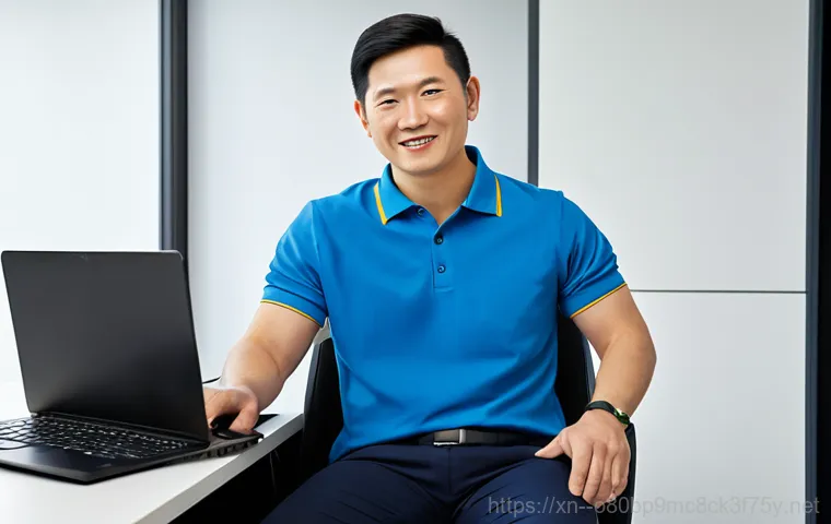 선유동 STATUS_UNSUCCESSFUL - A computer technician in modest attire repairing a desktop computer in a sunlit 선유동 apartment, tools...