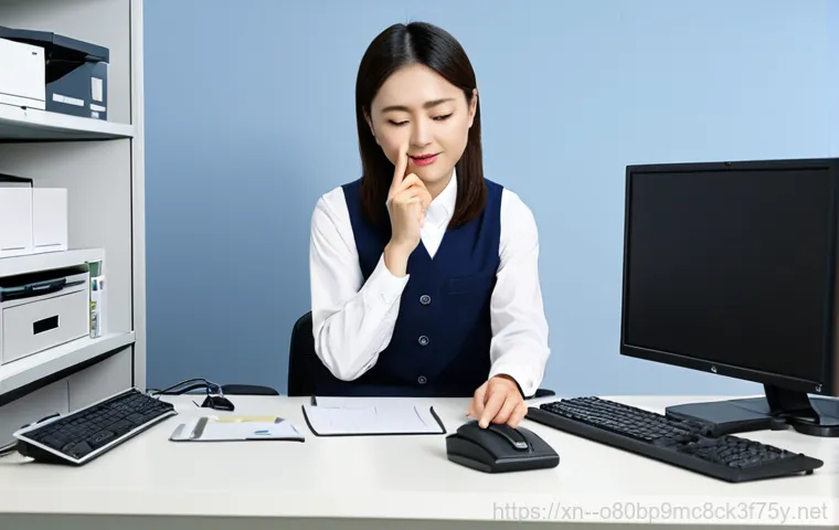 답동 NAS출장방문수리점 - **Prompt:** A modern and organized computer repair shop interior with various NAS devices on the she...