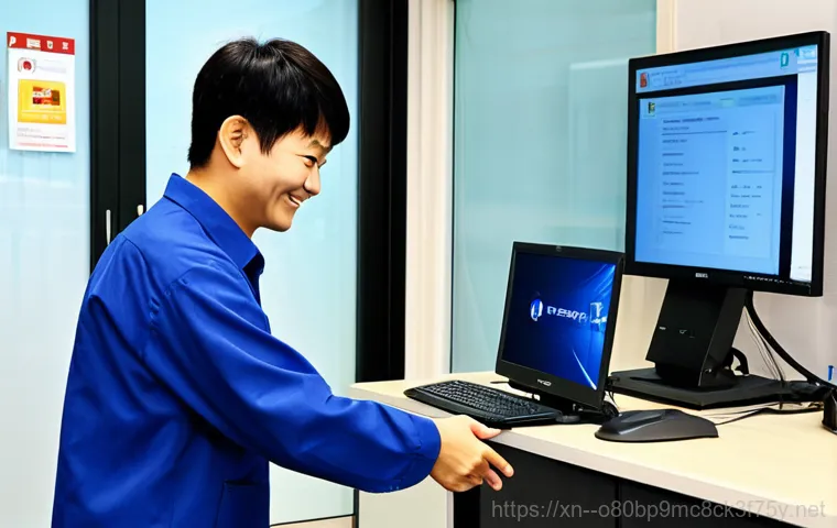 김포시 STATUS_PAGE_FAULT - Data Backup Reminder**

A person in professional dress is demonstrating how to back up computer data...