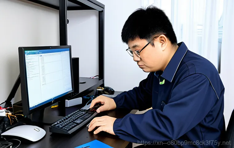 세곡동 MACHINE_CHECK_EXCEPTION - Frustrated User Facing Blue Screen**

A fully clothed individual, looking stressed while sitting in ...