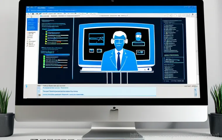 우이동 PAGE_FAULT_IN_NONPAGED_AREA - **Prompt:** A clean and organized computer repair shop, showcasing various PC components and tools, ...