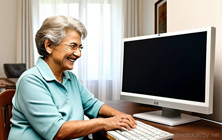 걸포동 절전모드 - **Image Prompt:** "A friendly, fully clothed computer repair technician, smiling and pointing to a c...