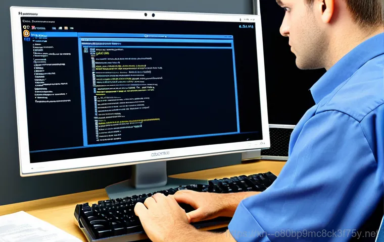 진건읍 all boot options are tried - Hands-On Hardware Troubleshooting**
    A macro, high-definition shot focusing on a pair of meticulo...