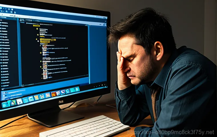 신월동 메모리조립 및 교체수리 - ### Image 1 Prompt: Frustration with a Lagging Computer